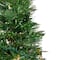 6ft. Pre-Lit Slim Green Holly Leaf Pop-Up Artificial Christmas Tree with Clear Lights